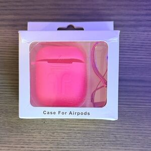 Pink AirPods Case with Strap